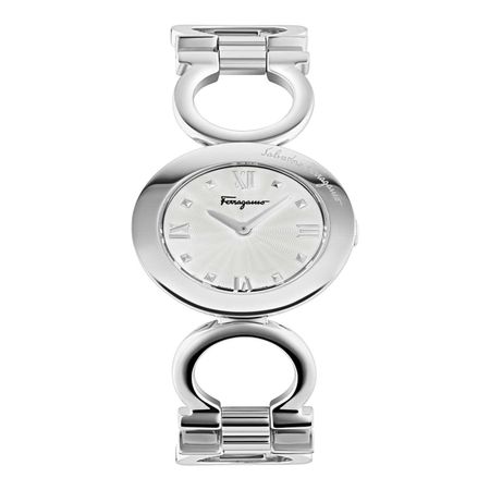 Reloj Salvatore Ferragamo Plateado para Mujer de Acero Inoxidable