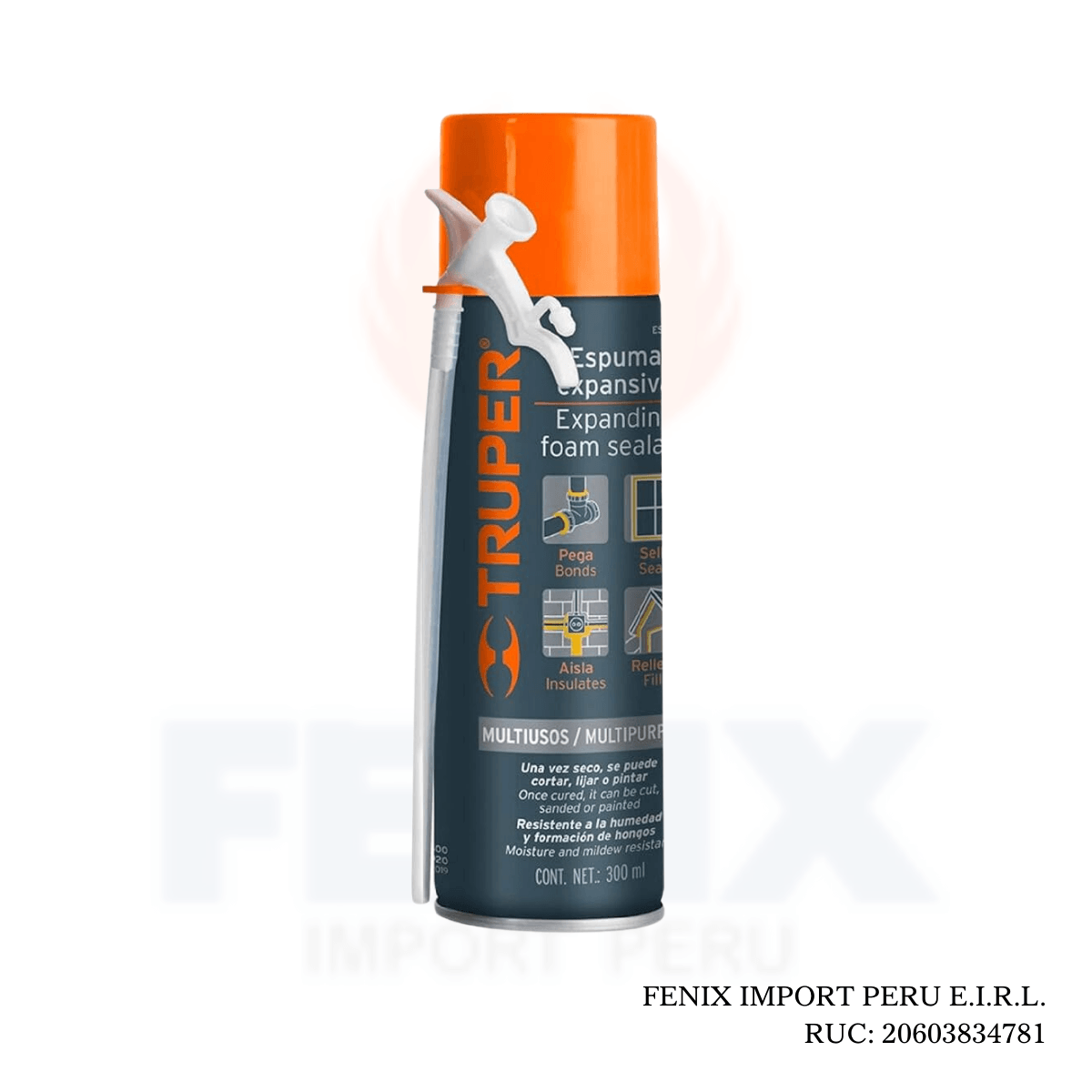 Espuma De Poliuretano 300 ml TRUPER - ESEX-300