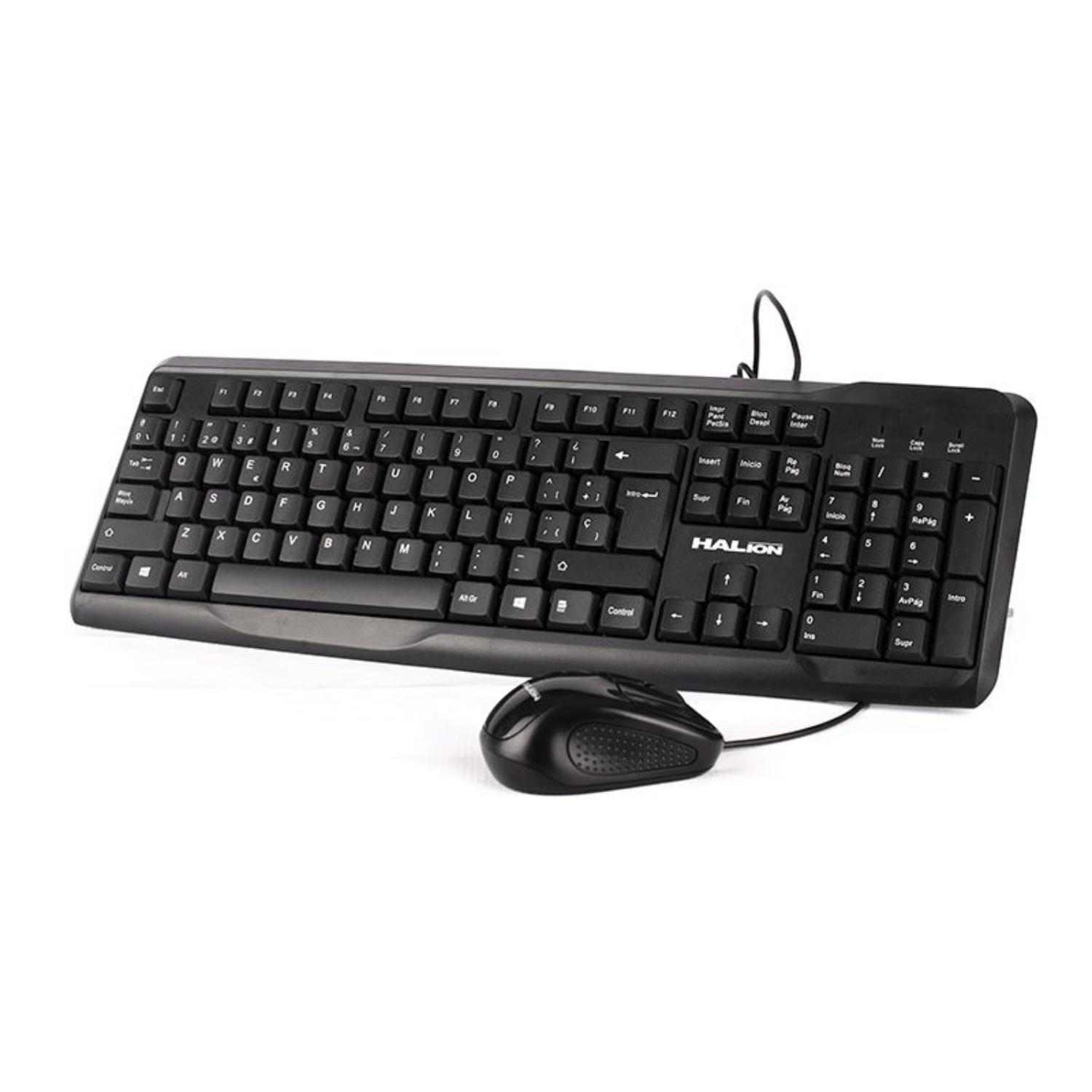 Kit Mouse y Teclado Office USB HALION HA-K429C