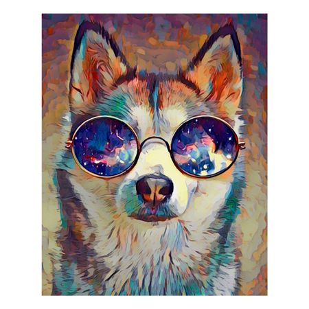 Diamond Painting Maka Husky Dusky