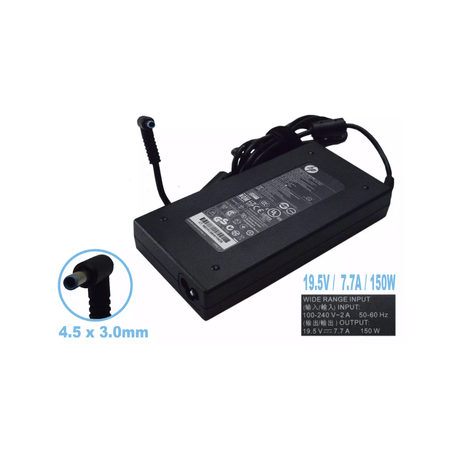 Cargador Para Laptop HP 19.5V 7.7A 150W 4.5X3.0mm OMEN