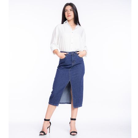Falda Denim Jarola Adele Azul 30