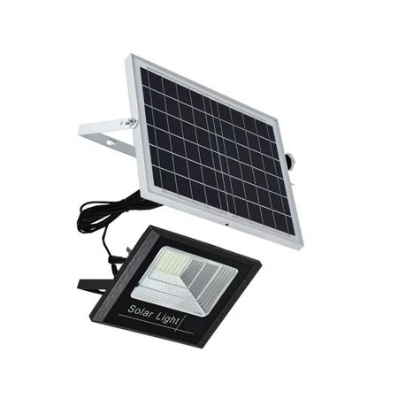 Reflector Con Panel Solar Led 200Watts Exteriores