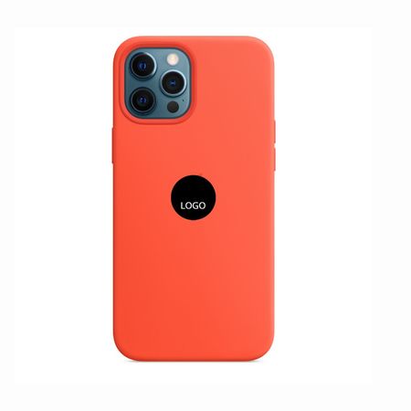 Case Silicona Para Iphone 13 Pro - NARANJA