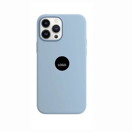 Case Silicona Para Iphone 13 - CELESTE CLARO