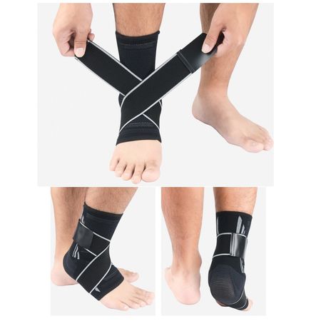 Tobillera con Gel Genérico Todo Deporte Negro Talla M