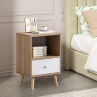 Velador Vintage Arthur 1 cajón R&R MUEBLES
