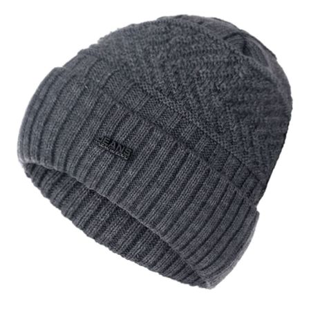 Beanie Chullo Gorro Modelo Jeans Gris