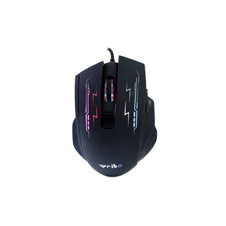 Mouse Óptico Gamer Alámbrico WEIBO + 7 Funciones X8 Black Edition