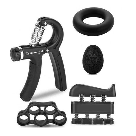 Hand Grip Kit 5 Piezas Genérico Ejercitador de Antebrazos, Dedos y Agarre