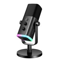 Micrófono Fifine Ampligame AM8 RGB USB/XLR Dynamic Negro