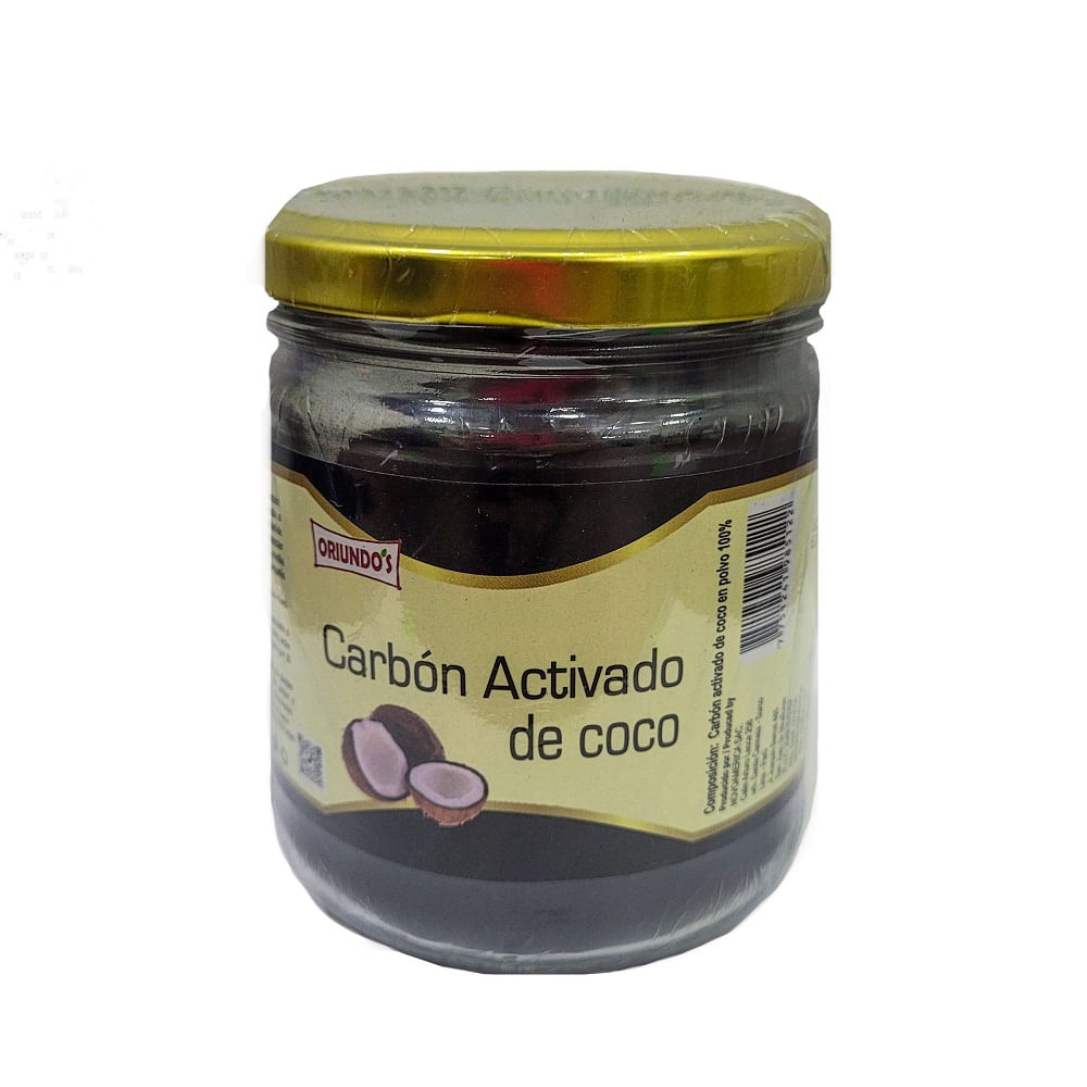 Carbón Activado de Coco Oriundos x 200 gr
