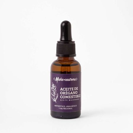 Aceite de orégano Comestible, Misha Rastrera x 30 ml