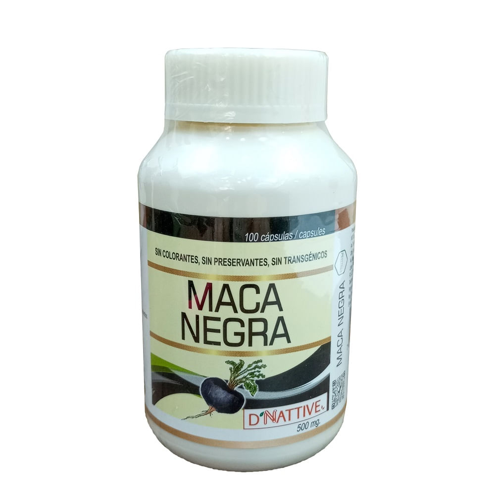 Maca negra en cápsulas DNattive x Cápsula 100 cápsulas