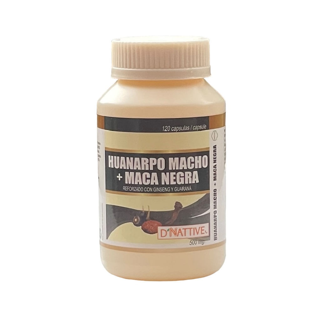 Huanarpo Macho + Maca Negra DNattive x 120 cápsulas
