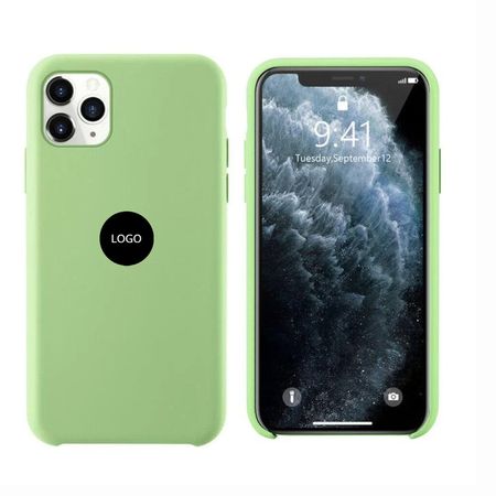 Case Silicona Para Iphone 14 - VERDE MANZANA