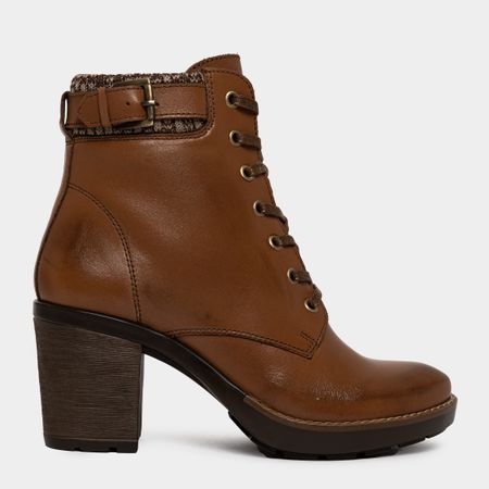 Botines para Mujer TOP MODEL TD-021 CUERO CRUST Marron Talla 36