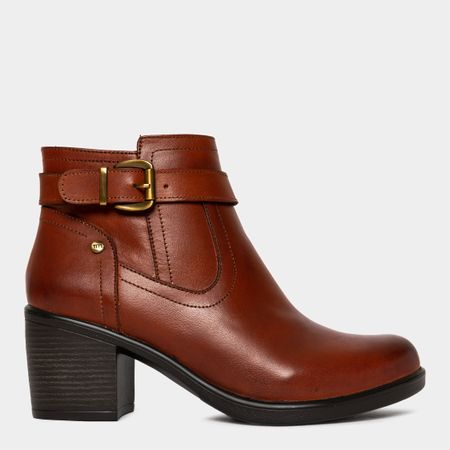 Botines para Mujer TOP MODEL TBK-011 CUERO CRUST Cobre Talla 35