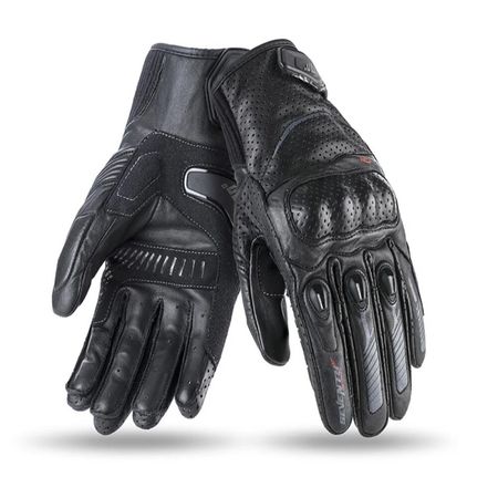 Guantes Seventy Sd-C8 Verano Urban Hombre Negro Gris L