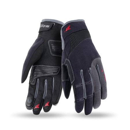 Guantes Seventy Sd-C48 Verano Urban Hombre Negro Gris M