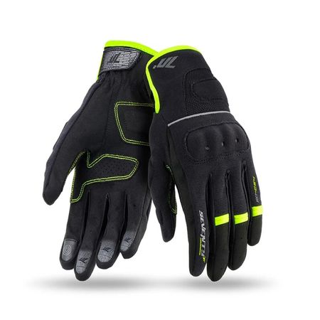 Guantes Seventy Sd-C54 Verano Urban Hombre Negro Amarillo L