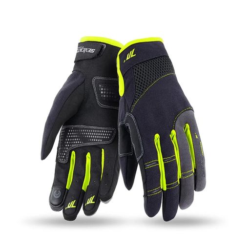 GUANTES INVIERNO DE MOTO MUJER SEVENTY DEGREES SD-C51 NEGRO/GRIS