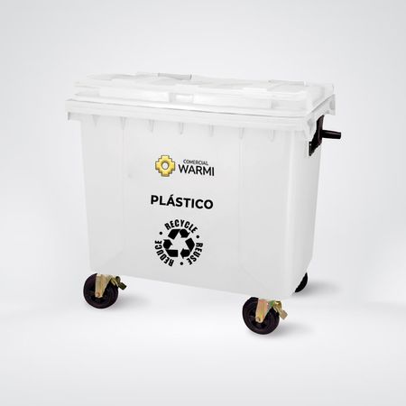 Contenedor de Basura WARMI 1100 Lts. Blanco