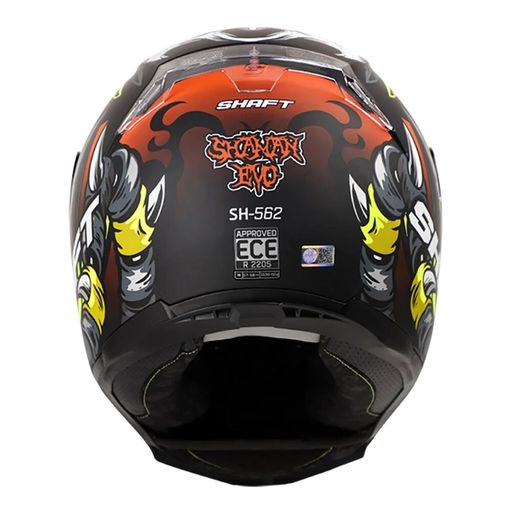 Casco shaft online naranja