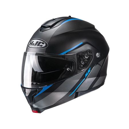 Casco Hjc C91 Tero Negro Gris Azul L