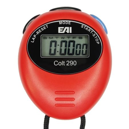 Cronómetro EAI Collt 290 Alarma Fechador Retroiluminado Rojo