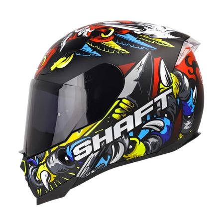 Casco Shaft Sh-562 Shaman Negro Rojo L