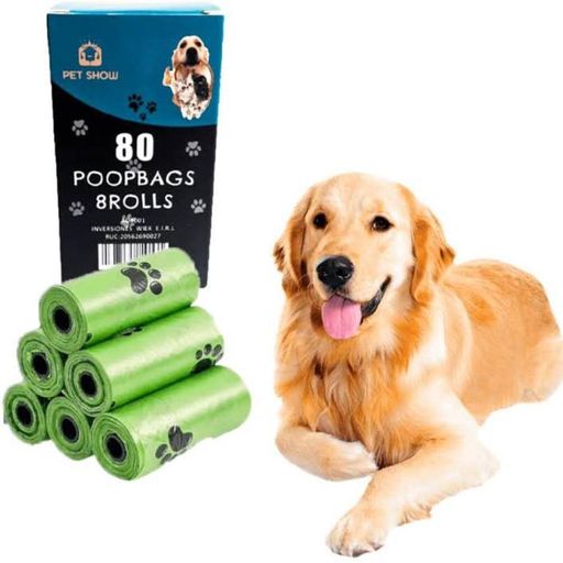 M-Pets Bolsas Negras para heces de perros
