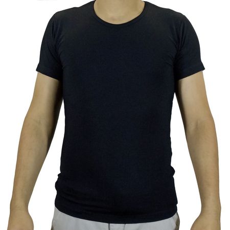 Polo Moda Generico Generico Negro Talla L