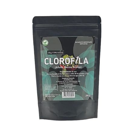 Clorofila en polvo Nutrivas x 200 gr
