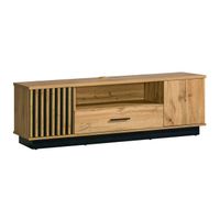 Mesa de tv moderna 2 puertas 1 cajón MIrna color Duna TU MESITA