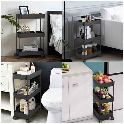 Mueble Organizador Baño Repisa Acero Toallas Sobre Inodoro - $ 499