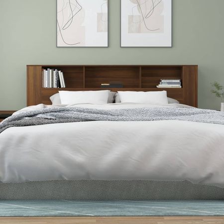 Cabecera para cama moderna con organizador Margaret color Marrón TU MESITA