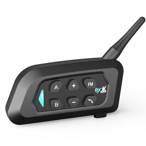GENERICO Intercomunicador Moto Bluetooth Audifono Para Casco De Moto