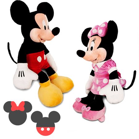 Peluches Mickey y Minnie Mouse de 40cm