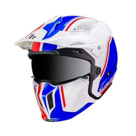 Casco Mt Helmets Mt Streetfighter Sv Twin Azul Br S