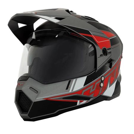 Casco Hro Hro-Mx330Dv Voltex Negro Rojo Xl