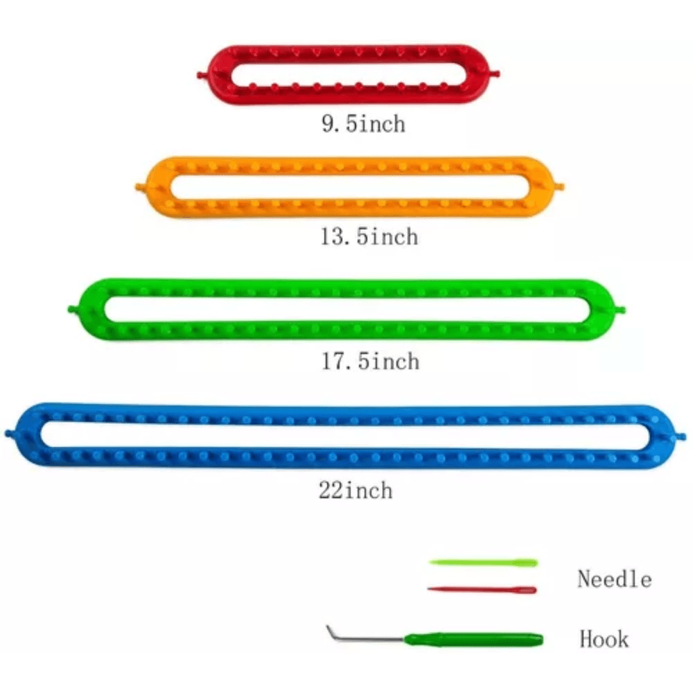 Juego de Telar Rectangular para Tejer Telares para Bufanda Suéter ...
