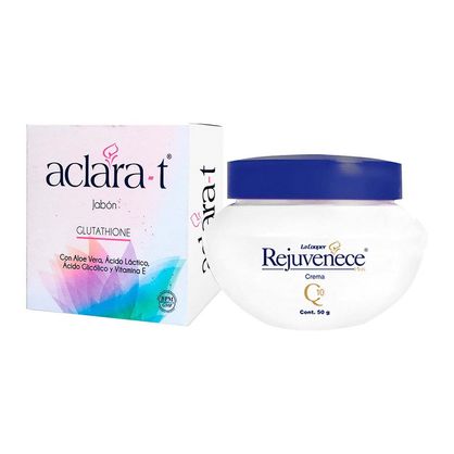 Rejuvenece Plus Crema Q10 Retinol y Coenzima 50g + Jabón Glutathione Aclara-T  | plazaVea