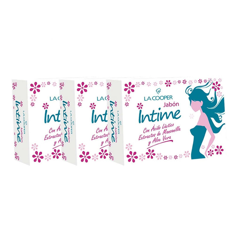 Jabón Intime 100 Gramos La Cooper 3 Unidades