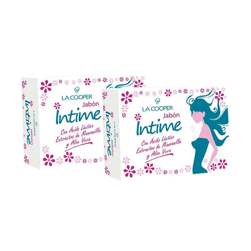 Jabón Intime 100 Gramos La Cooper 2 Unidades