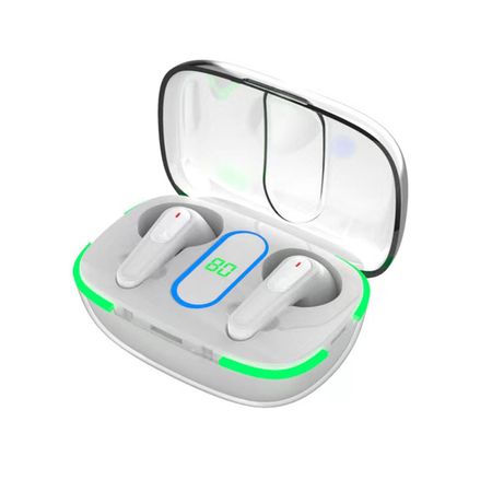 Auriculares Inalámbricos Auriculares Pro70 Bt Auriculares Deportivos Blanco