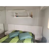 Cabecera de cama con veladores incluidos Indira color Blanco TU MESITA