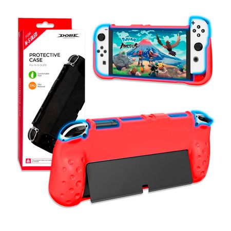 Case Protector para Nintendo Switch Oled Rojo