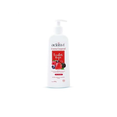 Crema Corporal Aclara-T Frutos Rojos 450gr