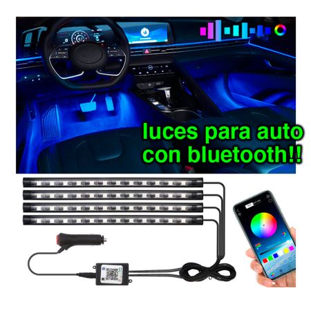 Luces Led para Interior de Auto con Bluetooth